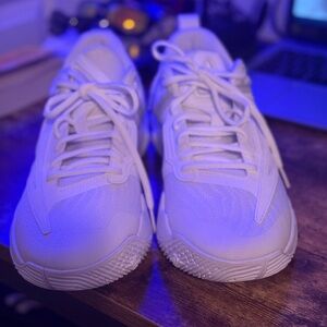 Nike White Lace-Up Sneakers